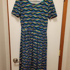 LuLaRoe Amelia Dress Size M